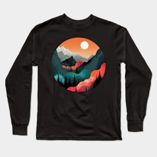 Mountains Long Sleeve T-Shirt